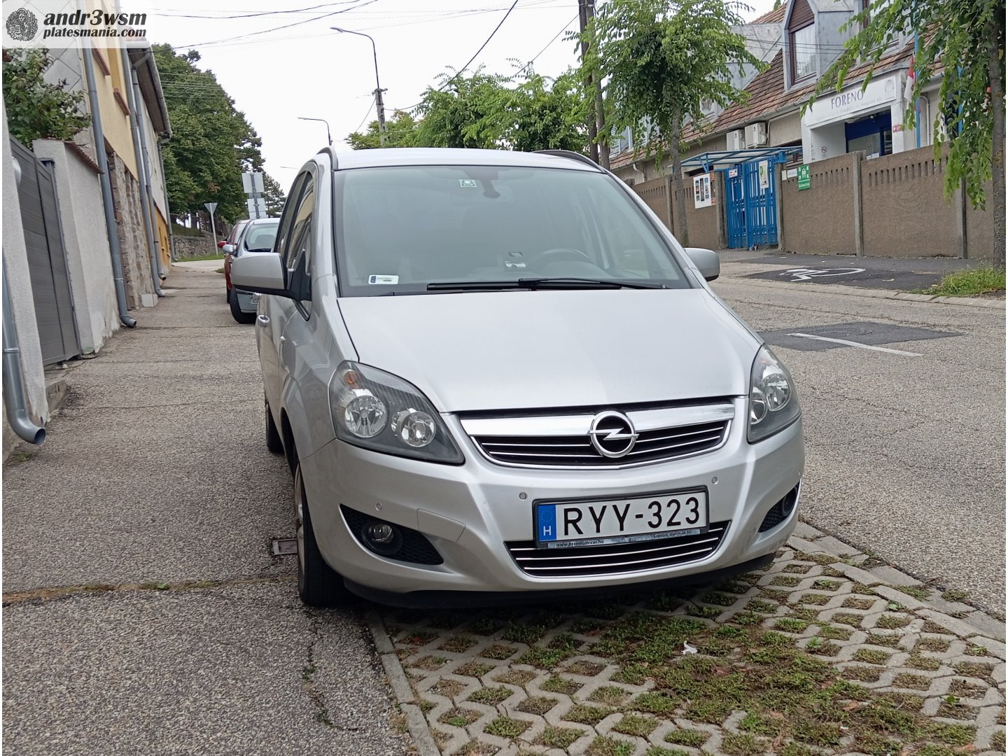 RYY-323, Opel Zafira 2nd gen (Family) (B; A05), 2005–2014