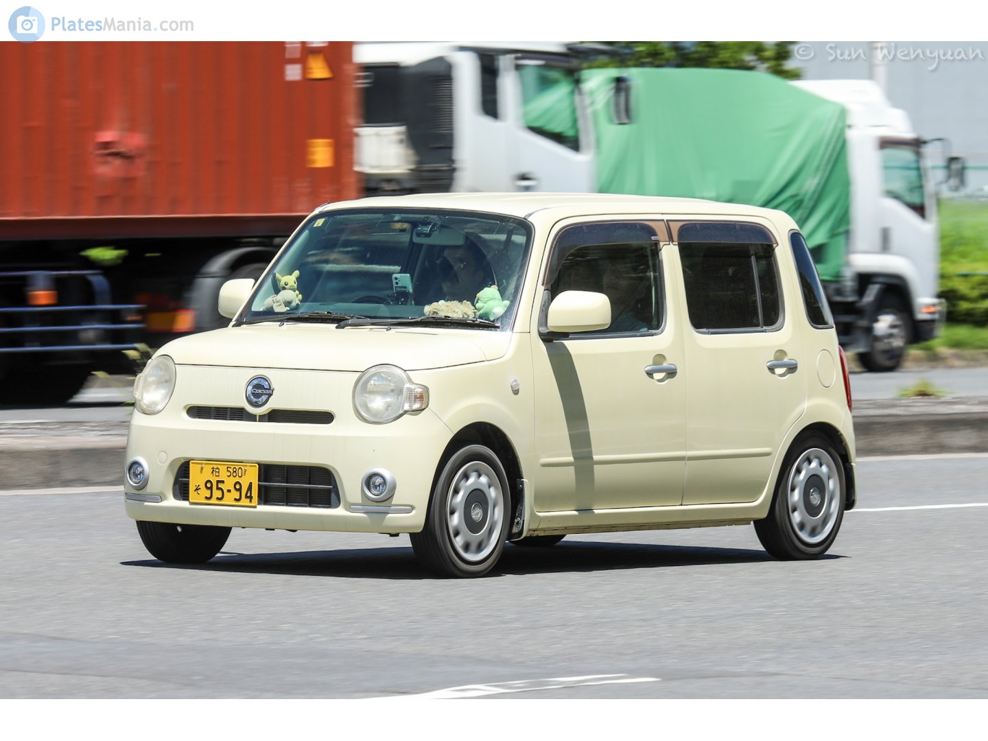 柏 580 そ 9594, Daihatsu Mira Cocoa 1st gen (L675), 2009–2018