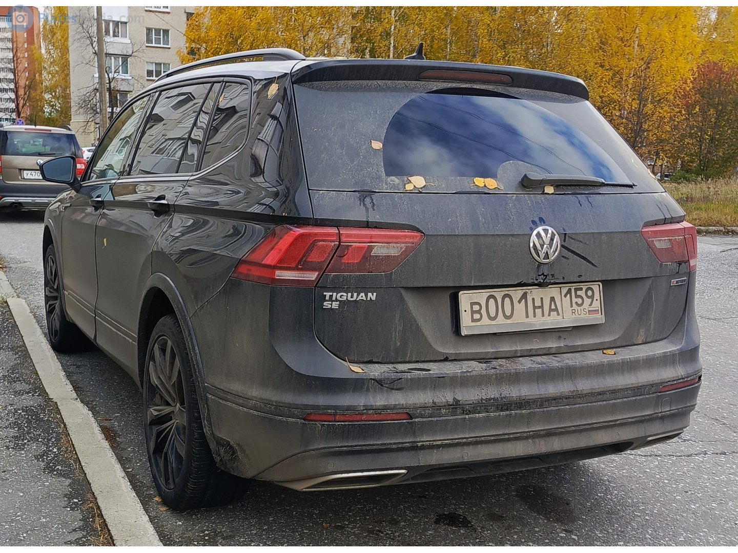 в 001 на 159, Volkswagen Tiguan 2nd gen (AD/AX/Allspace/L), 2016–2021