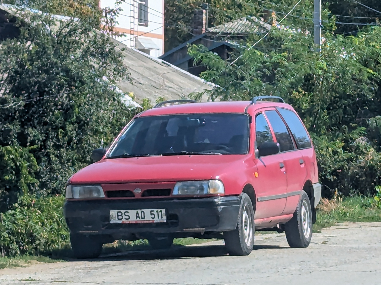 BS AD 511, Nissan Sunny 7th gen Traveller Wagon (Y10; EU-market), 1990–2000