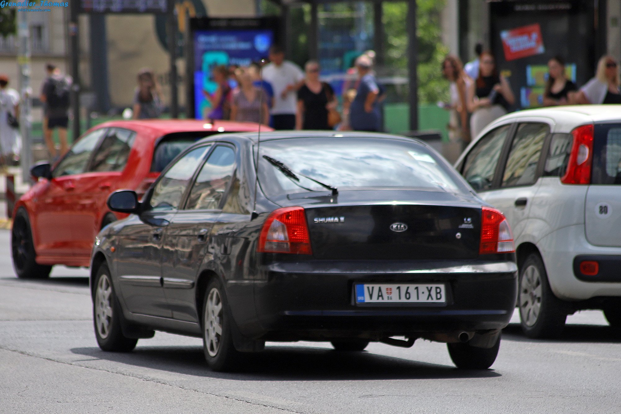 VA 161-XB, Kia Shuma 1st gen (II) (S-II), facelift, 2001–2004