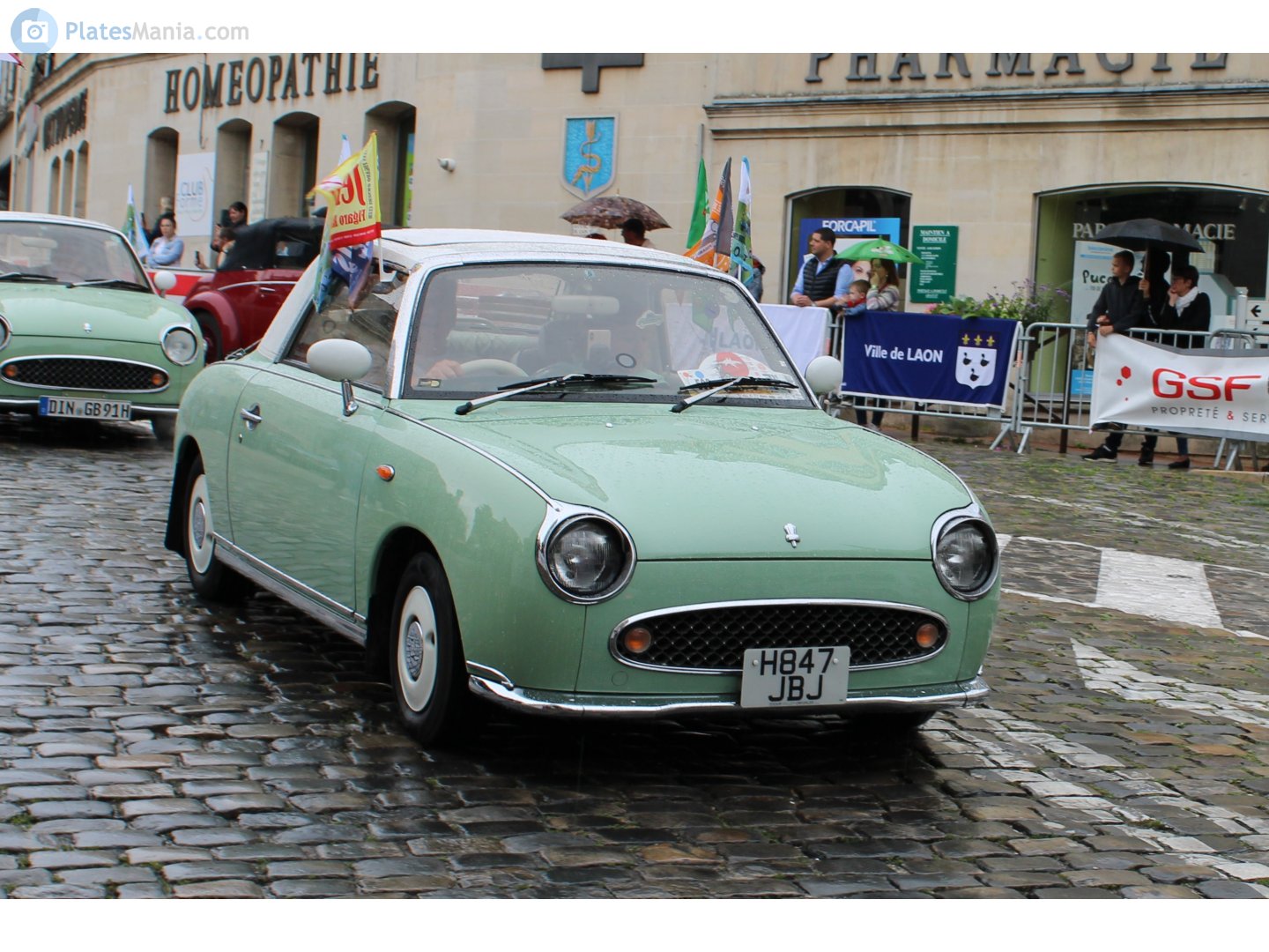 H847JBJ, Nissan Figaro 1st gen (E-FK10; JP-market), 1991
