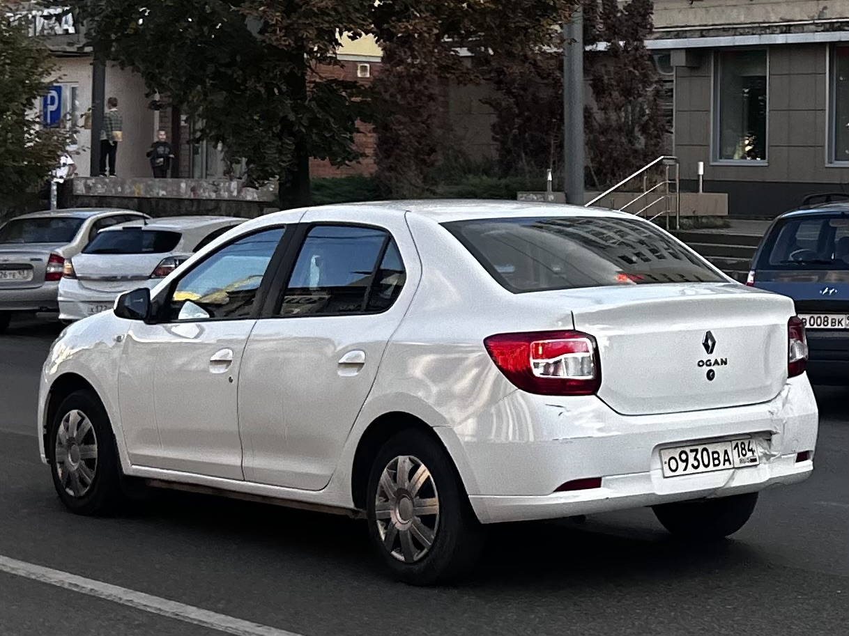 о 930 ва 184, Renault Logan 2nd gen Sedan (L8), 2013–