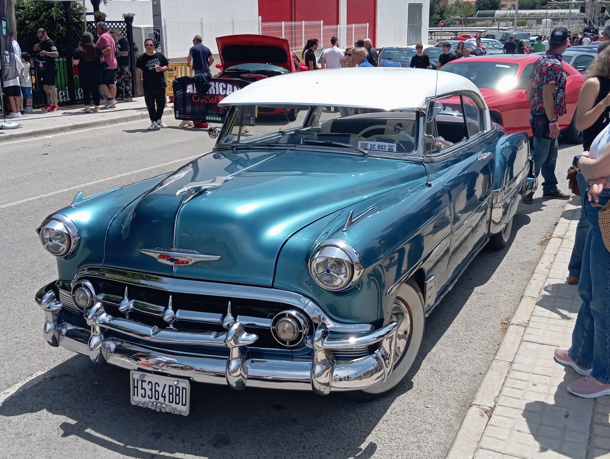 H 5364 BBD, Chevrolet Bel Air 1st gen 2-door Hardtop (2454; A-body), 1952–1954