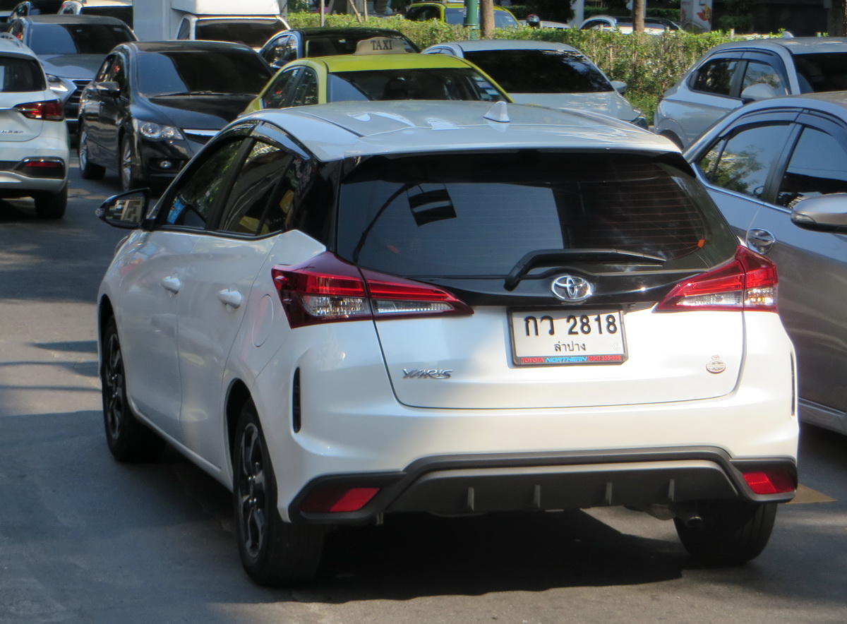 กว 2818, Toyota Yaris 3rd gen Hatch (XP150; TH-market), 3rd facelift, 2023–