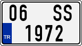 License plate of Turkey, Regular plates