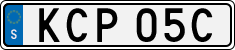 License plate of Sweden, Regular plates