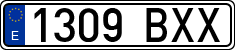 License plates of Spain, Ordinary (2000)