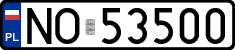 License plates of Poland, Regular car plates
