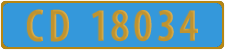 License plate of Norway, Diplomatic