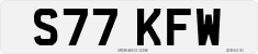 License plate of the United Kingdom, 1983 year system