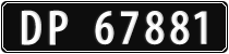 License plate of Norway, Sportcars