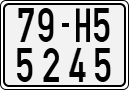 License plate of Vietnam, Motorcycles