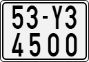 License plate of Vietnam, Motorcycles
