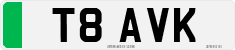 License plate of the United Kingdom, 1983 year system
