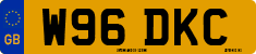 License plate of the United Kingdom, 1983 year system