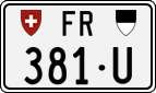 License plate of Switzerland, Dealer (with 