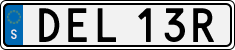 License plate of Sweden, Regular plates