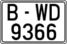 License plates of Spain, 1971 year series