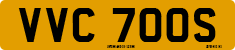License plate of the United Kingdom, 1963 year system