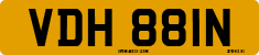 License plate of the United Kingdom, 1963 year system