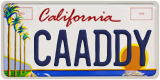 California, Vanity Plates