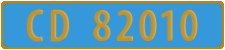 License plate of Norway, Diplomatic