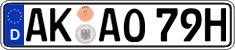 German license plate, Plates for oldtimers (type 