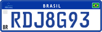 License plate of Brazil, Authorities (Mercosul)