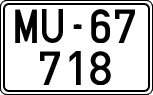 License plates of Spain, 1900 year series