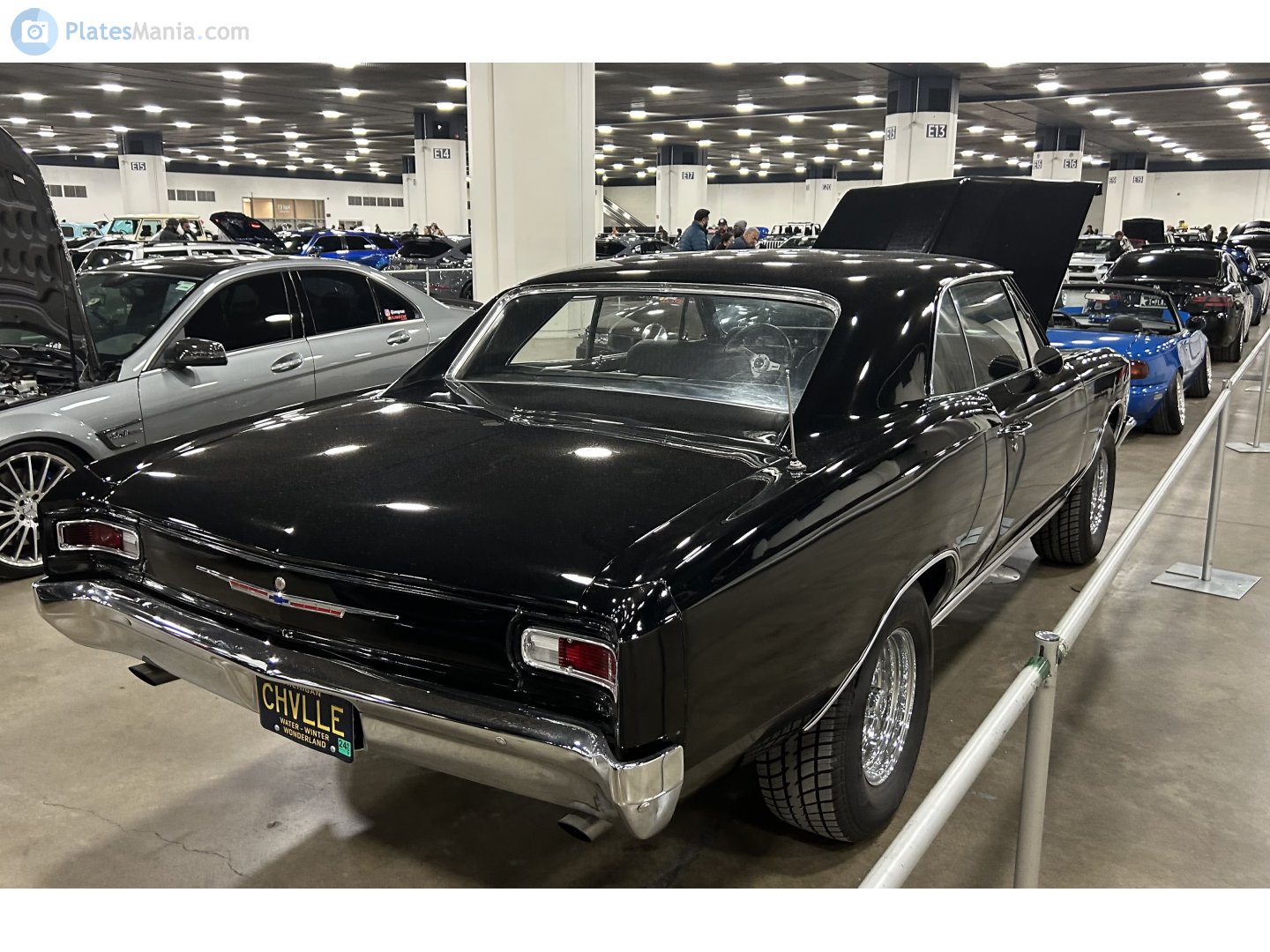 CHVLLE, Chevrolet Chevelle 1st gen 1966 2-door Hardtop (17/37; A-body), 2nd facelift, 1965–1966