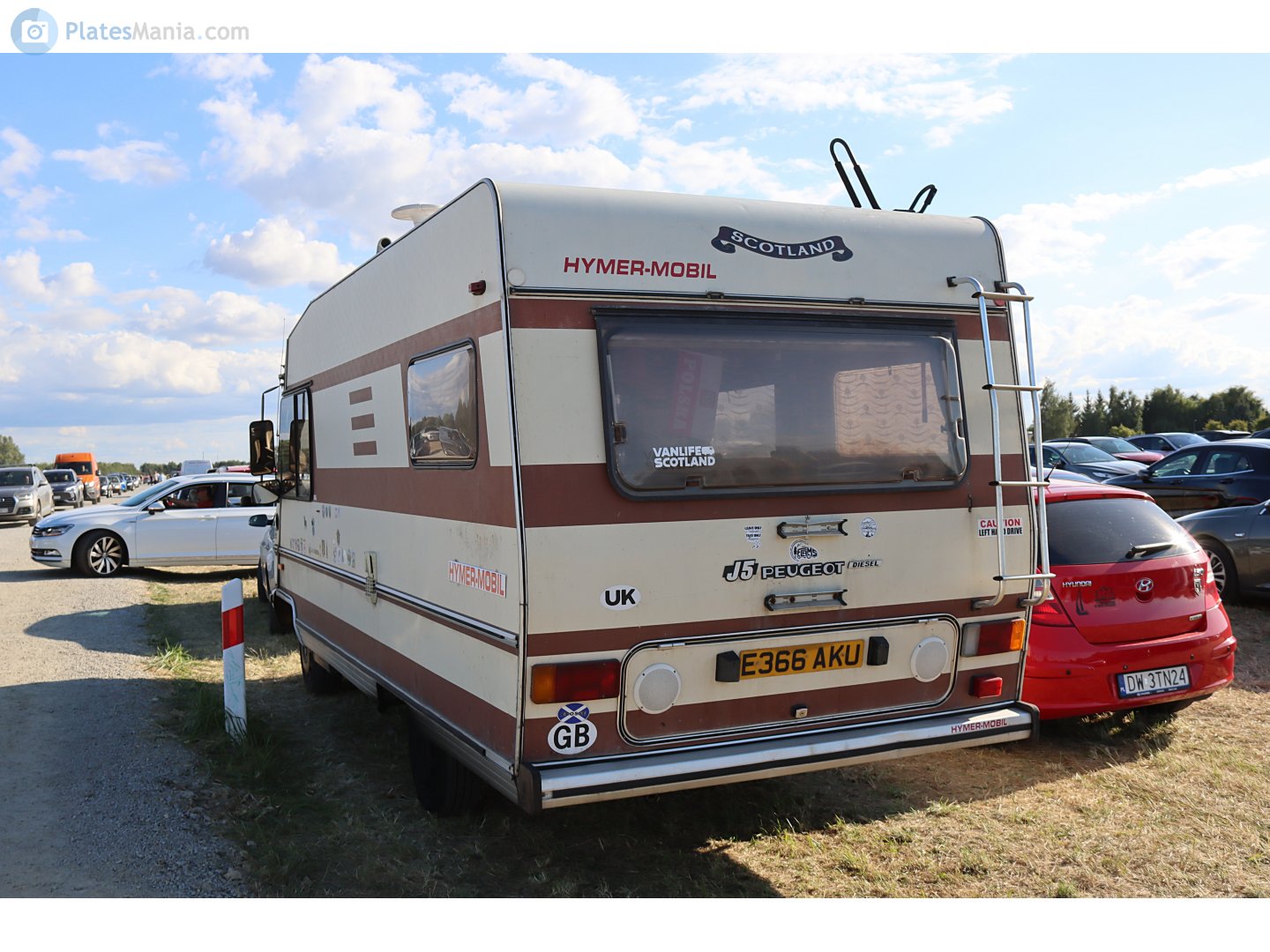 E366AKU, Hymer Mobil 4th gen 534/544/584/644 (Fiat/Peugeot Chassis), 1985–1988