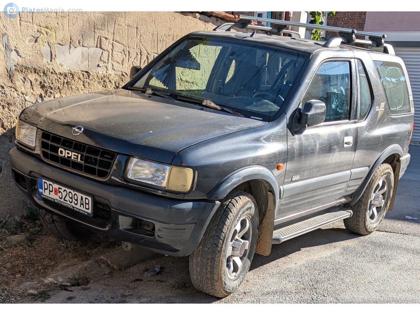 PP 5299 AB, Opel Frontera 2nd gen Sport 3-door SUV (B; U99), 1998–2003