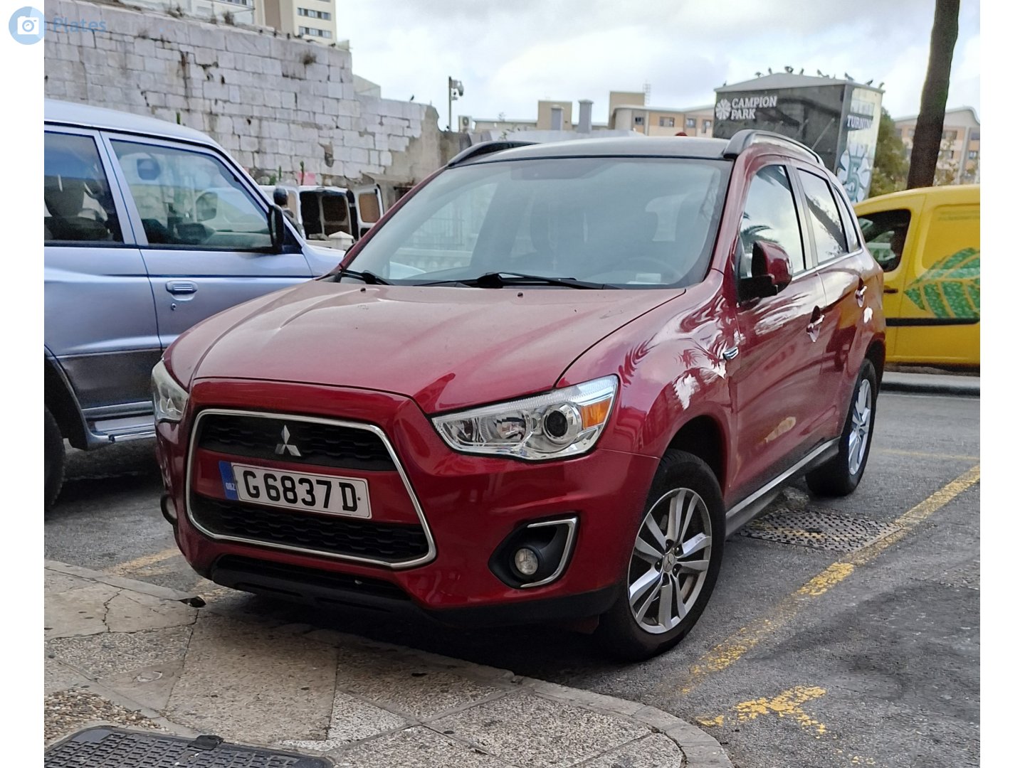 G 6837 D, Mitsubishi ASX 1st gen (GA/XA/XB/XC/XD), 2010–2019