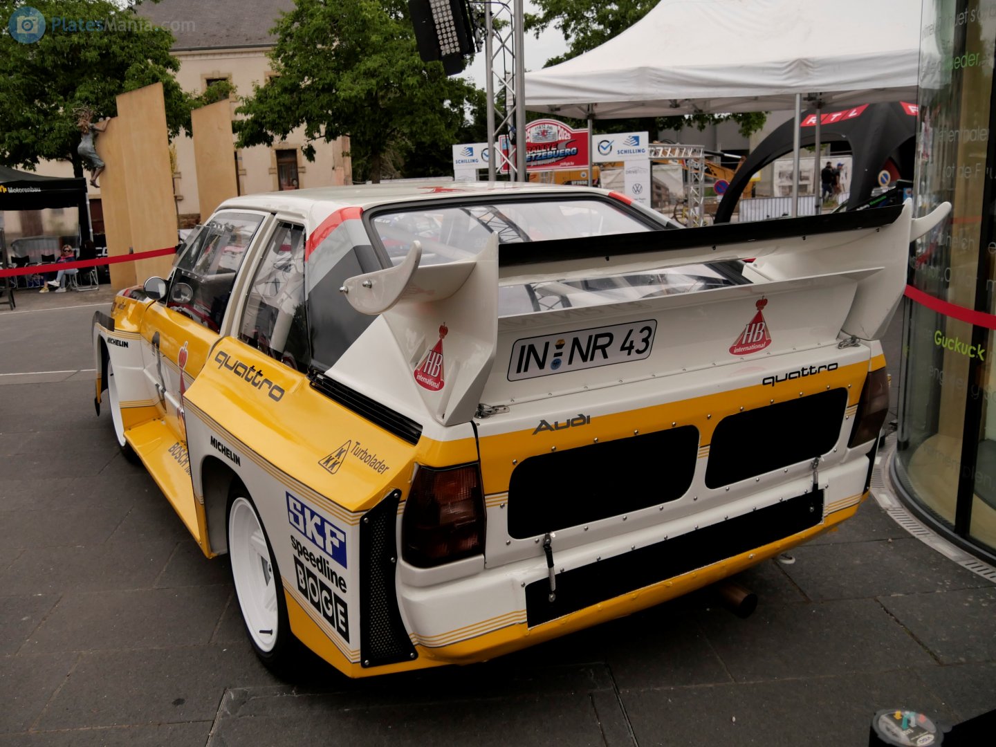 IN NR 43, Audi Sport Quattro 1st gen (B2; 85), 1985–1986
