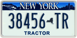 New York, Specialty plates (12345-AB)