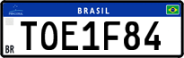 License plate of Brazil, Private owners (Mercosul)