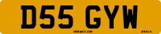 License plate of the United Kingdom, 1983 year system