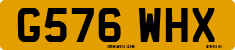 License plate of the United Kingdom, 1983 year system