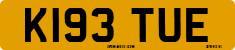 License plate of the United Kingdom, 1983 year system