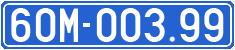 License plate of Vietnam, Government and public administrations