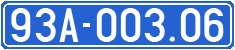 License plate of Vietnam, Government and public administrations