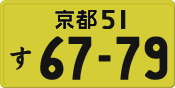 License plate of Japan, Private owners (Kei car)