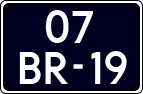 License plate of the Netherlands, Cars