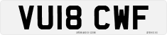 License plate of the United Kingdom, 2001 year system