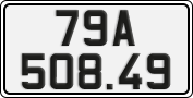 License plate of Vietnam, Cars