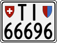 License plate of Switzerland, Motorcycles