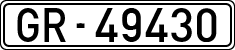 License plates of Spain, 1900 year series