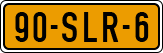 License plate of the Netherlands, Cars
