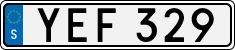 License plate of Sweden, Regular plates
